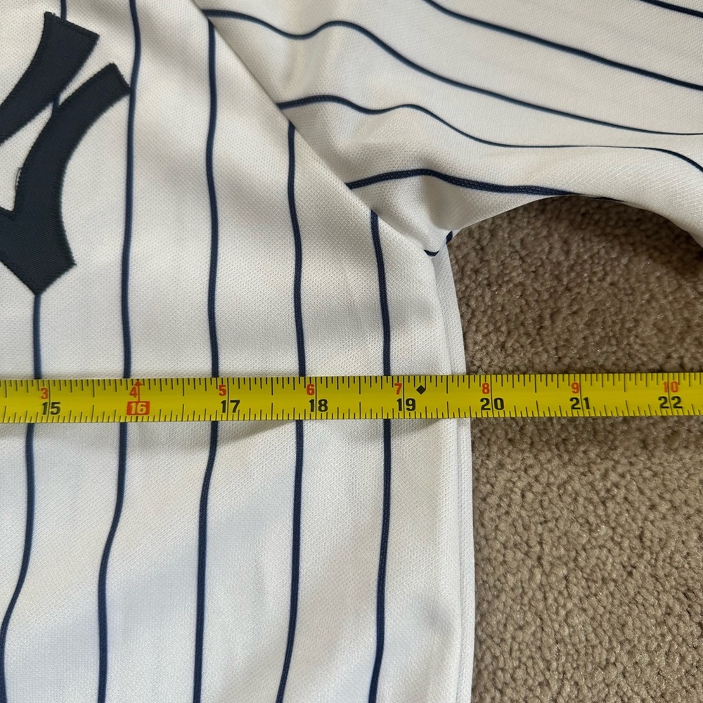 Vintage Majestic New York Yankees Derek Jeter #2 Youth XL Baseball Jersey Shirt - Picture 11 of 12